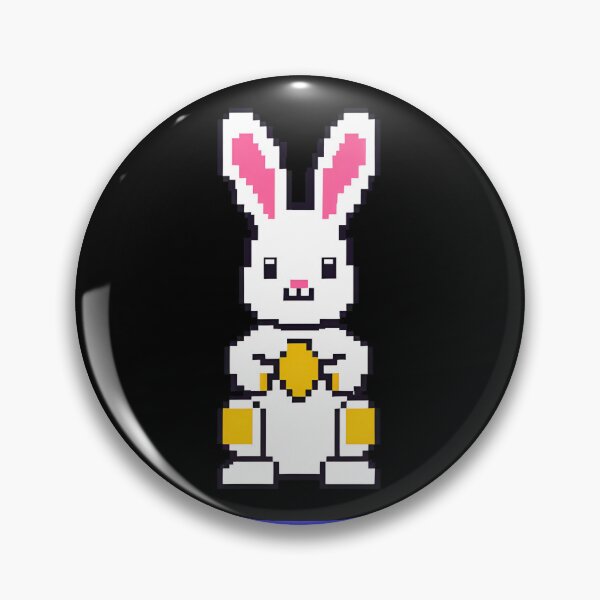Item preview, Cute 8-Bit Pixel Bunny – Happy Easter Gamer designed and sold by ElixirCraft.