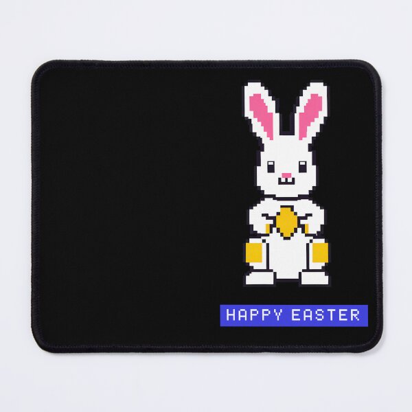 Item preview, Cute 8-Bit Pixel Bunny – Happy Easter Gamer designed and sold by ElixirCraft.