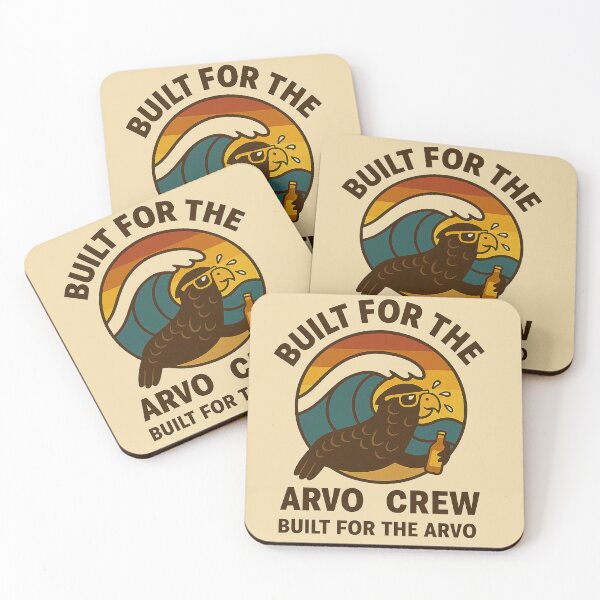 Item preview, Built for the Arvo Crew – Chill Cockatoo Surf Design designed and sold by MRageebArt.