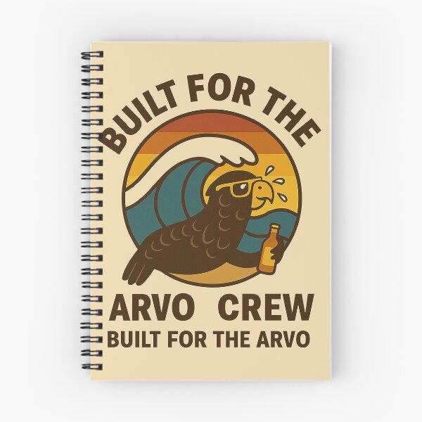 Item preview, Built for the Arvo Crew – Chill Cockatoo Surf Design designed and sold by MRageebArt.