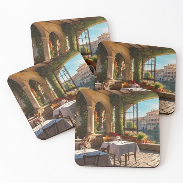 Item preview, Enchanted Fairy Tale Restaurant by the Canal designed and sold by BlareBlare.