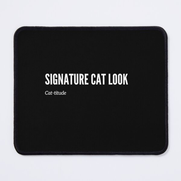 Item preview, LaMaisonOfMY Cat-titude By Cat-titude COLLECTION Quirky Cat Tee No.18 Black Edition designed and sold by LaMaisonOfMY.