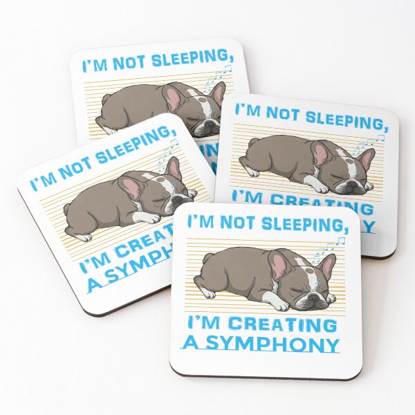 Item preview, A French Bulldog Sleeping, Creating a Symphony V3 designed and sold by Zini-ArtStudio.