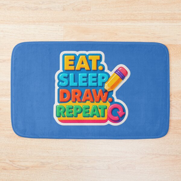 Item preview, The creative cycle – Eat, Sleep, Draw, Repeat designed and sold by Girih.