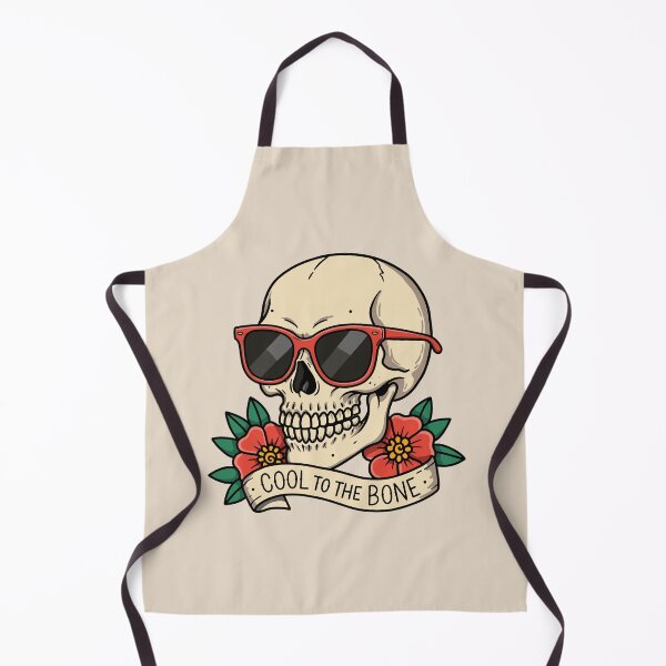 Item preview, "Cool to the bone" - Skull with sunglasses designed and sold by Tattee.