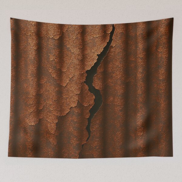 Item preview, Rusty Torn Metal – Industrial Grunge Style Art designed and sold by Michael van der Hoorn.