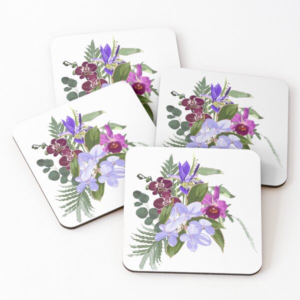 Item preview, Flower bouquet with violet flowers. Flower bouquet with hydrangea in watercolor style. designed and sold by MatyKotiv.