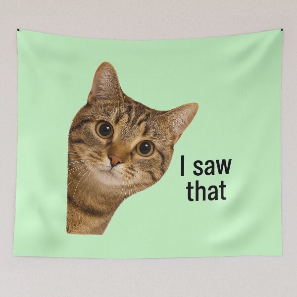 Item preview, I Saw That Orange Cat designed and sold by TSQ.