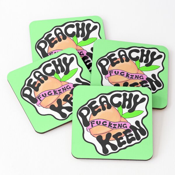 Item preview, Peachy Keen designed and sold by ScribblinDiamonds.