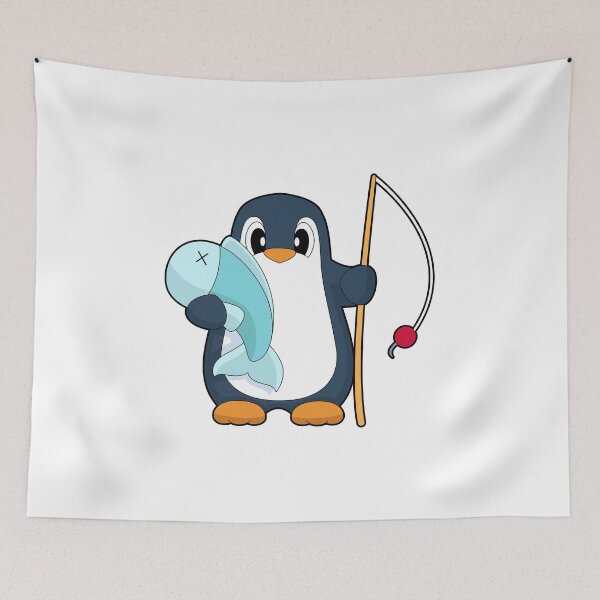 Item preview, Penguin Fisher Fish Fishing designed and sold by Snabdesign84.