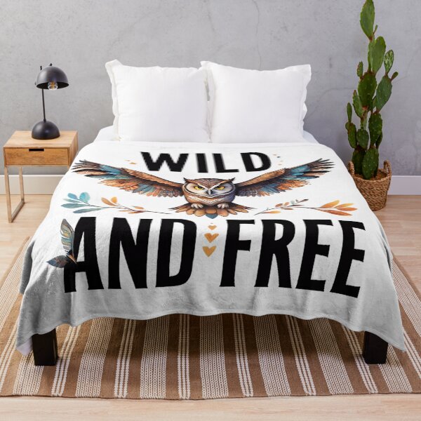 Item preview, Wild and Free - Flying Owl designed and sold by SolaoLab.