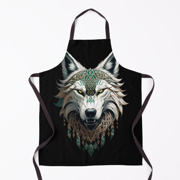 Item preview, Celtic White Wolf Head designed and sold by SolaoLab.