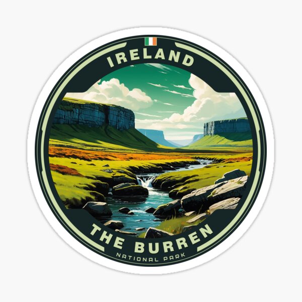 Item preview, The Burren National Park – Ireland Travel designed and sold by Thistle-TShop.