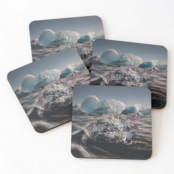 Item preview, Frozen Time, Endless Waves - Jökulsárlón Glacier Iceland designed and sold by Akquired Taste.