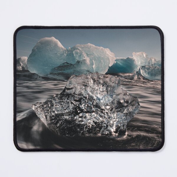Item preview, Frozen Time, Endless Waves - Jökulsárlón Glacier Iceland designed and sold by Akquired Taste.