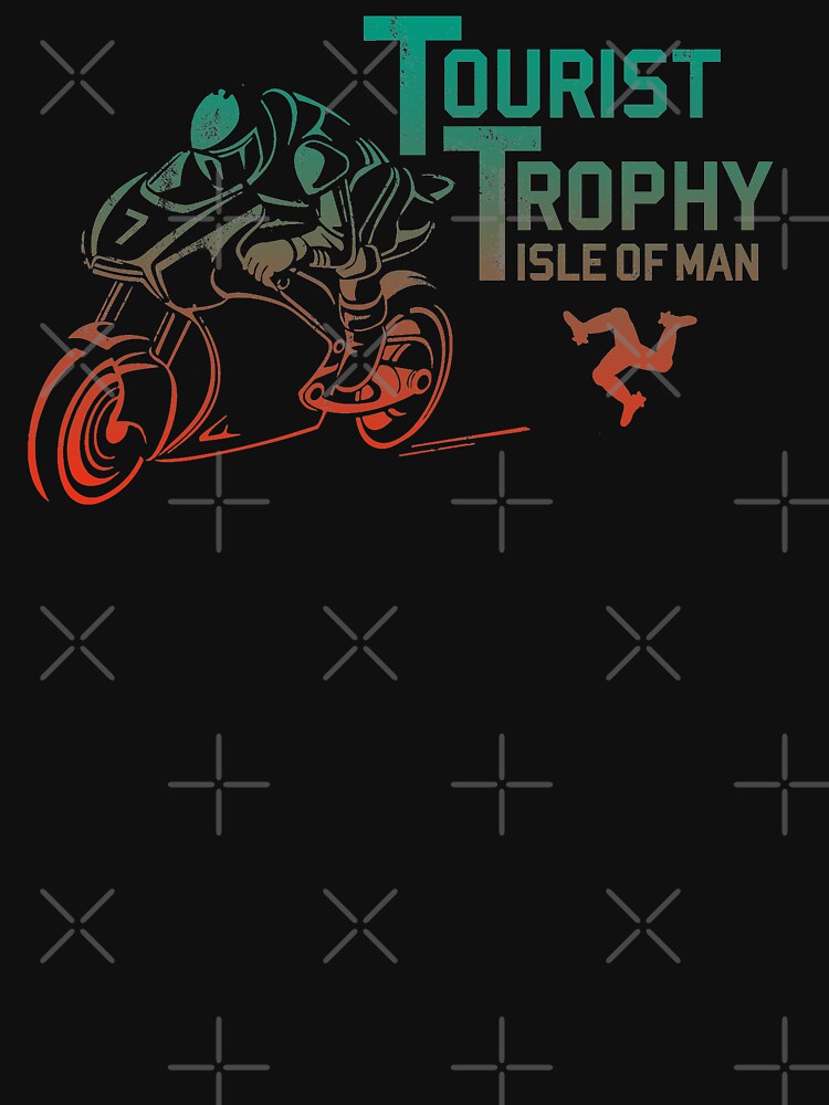 Isle Of Man TT Races Tourist Trophy Races Classic Vintage Neon Manx Isle Of Man by thespottydogg