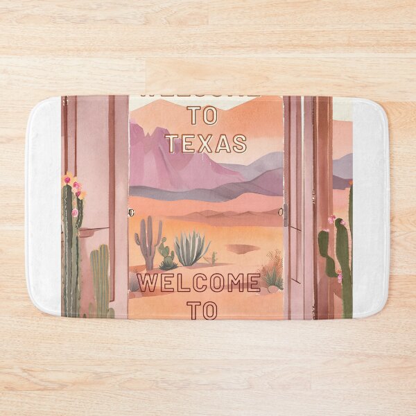Item preview, Welcome to Texas, Welcome to Wild – Desert Doorway Art designed and sold by HonkyTonk2025.