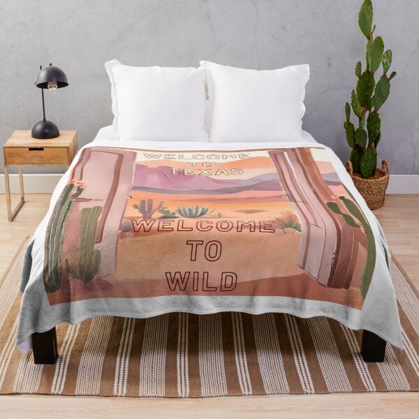 Item preview, Welcome to Texas, Welcome to Wild – Desert Doorway Art designed and sold by HonkyTonk2025.