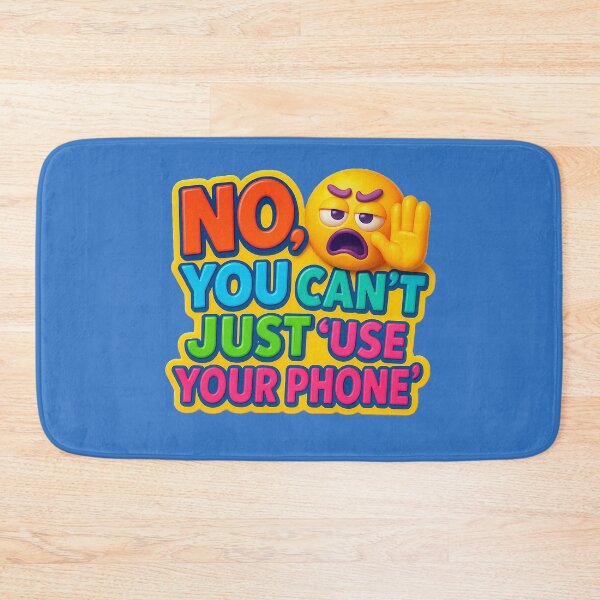 Item preview, No, you can't just use your phone! – Humorous design for photographers designed and sold by Girih.