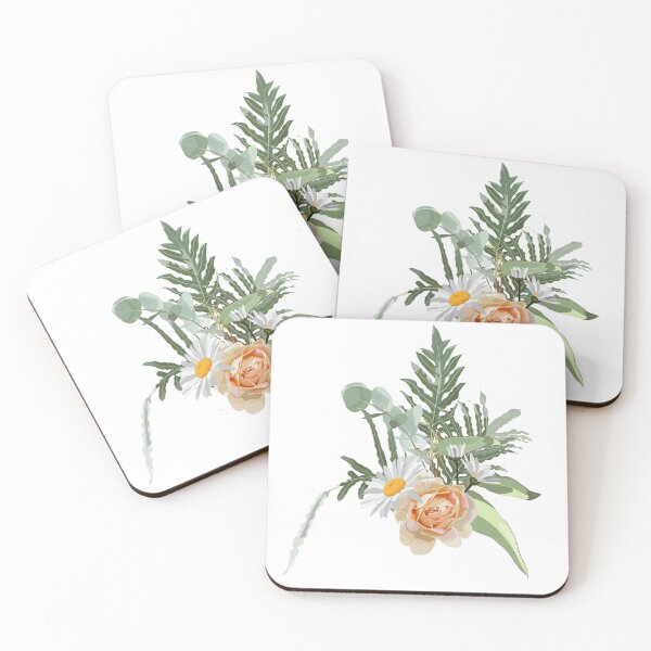 Item preview, Flower bouquet with roses, camomile with herbs. designed and sold by MatyKotiv.