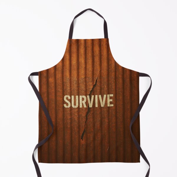 Item preview, Survive – Rusted Corrugated Iron Wall Art designed and sold by Michael van der Hoorn.