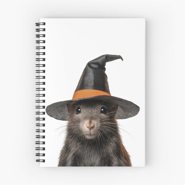 Item preview, Agouti Wearing Halloween Witch Hat designed and sold by LazyOwlStore.