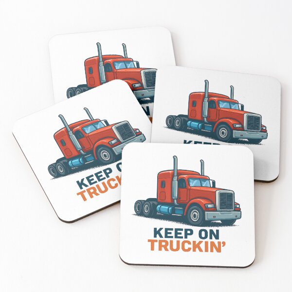 Artikelvorschau, Keep on truckin’ – LKW-Fahrer Design entworfen und verkauft von JustInPrintIt.