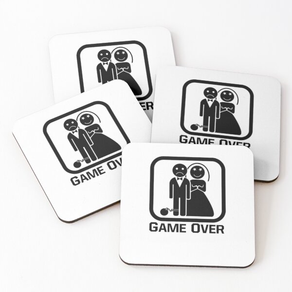 Item preview, Game Over Wedding Funny Groom Bachelor Party Design designed and sold by Colorful-Garden.