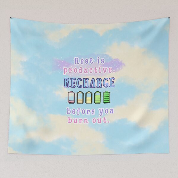 Item preview, Rest Is Productive – Recharge Before Burnout designed and sold by MagicContOasis.