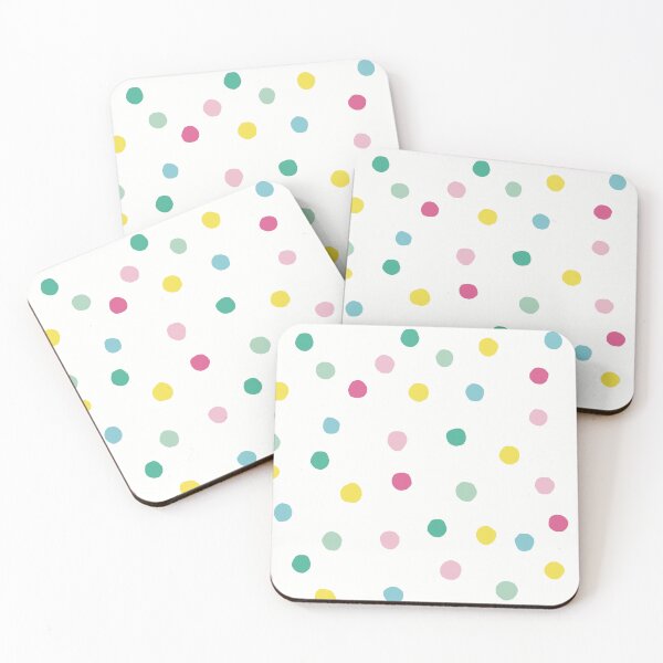 Item preview, Confetti with colorful dots and white background designed and sold by StudioPippinDesigns.