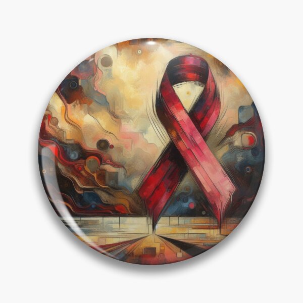 Item preview, Abstract Red Awareness Ribbon  designed and sold by HealthCoreCommunity.