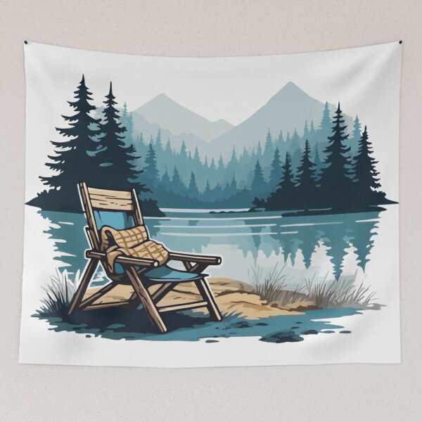 Item preview, Slow Living – Lakeside Peace designed and sold by DscapeDesigns.