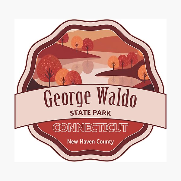 Item preview, George Waldo State Park New Haven County Connecticut designed and sold by Wanderful-roads.
