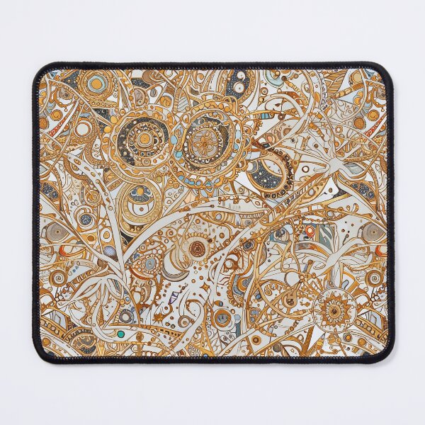 Item preview, Abstract Ornamental Design, Golden Patterns, Geometric Elements designed and sold by CoolPixels.