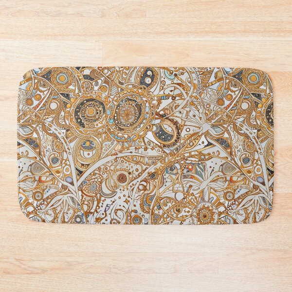 Item preview, Abstract Ornamental Design, Golden Patterns, Geometric Elements designed and sold by CoolPixels.