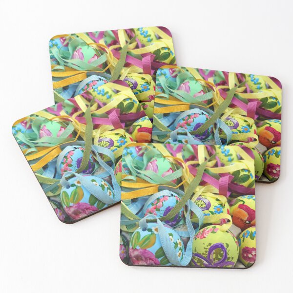 Item preview, Colorful handmade painted Easter eggs,holiday  background designed and sold by goceris.