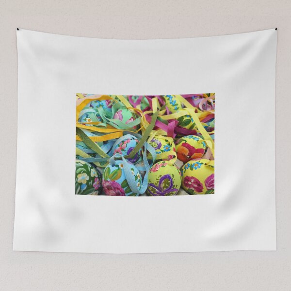 Item preview, Colorful handmade painted Easter eggs,holiday  background designed and sold by goceris.