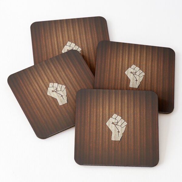 Item preview, Fist of Strength – Rusted Corrugated Iron Wall Art designed and sold by Michael van der Hoorn.