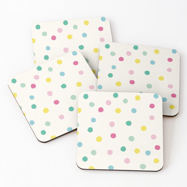 Item preview, Confetti with colorful dots and cream background designed and sold by StudioPippinDesigns.