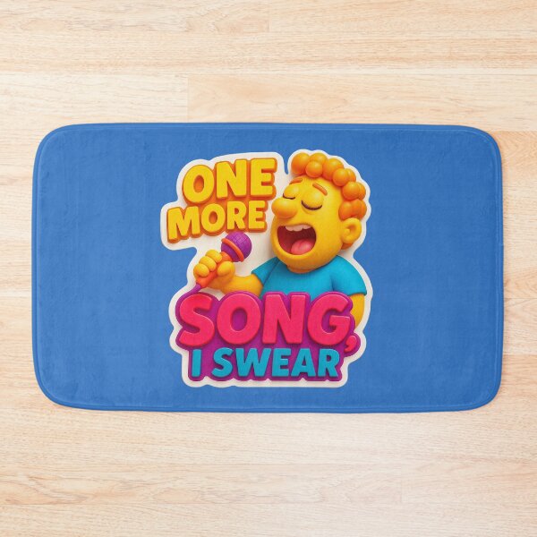 Item preview, One more song, I swear – Humorous design for music lovers designed and sold by Girih.