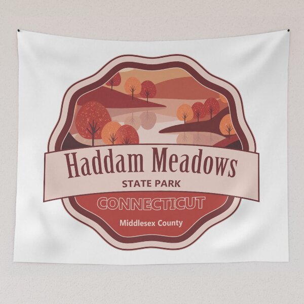Item preview, Haddam Meadows State Park Middlesex County Connecticut designed and sold by Wanderful-roads.