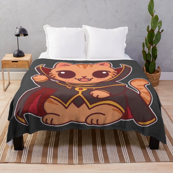 Item preview, Kawaii Evil Cat Emperor – Cute Anime Villain Kitty in Cloak designed and sold by BGMeYou.