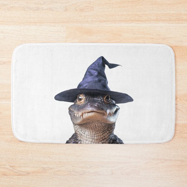 Item preview, Alligator Wearing Halloween Witch Hat designed and sold by LazyOwlStore.