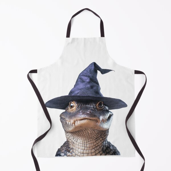 Item preview, Alligator Wearing Halloween Witch Hat designed and sold by LazyOwlStore.