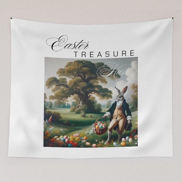 Item preview, NEOCLASSICAL EASTER TREASURE HUNT - EASTER BUNNY AND THE EGGS designed and sold by justyna-s28.