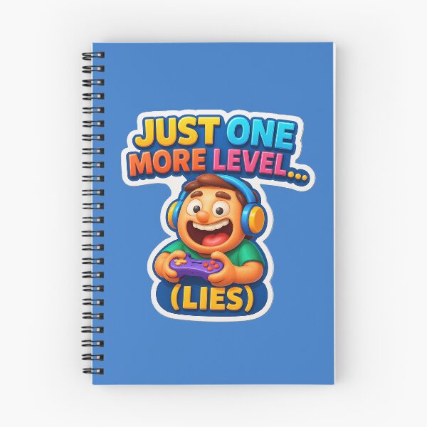 Item preview, Just one more level... (Lies) – Funny Gamer Design designed and sold by Girih.