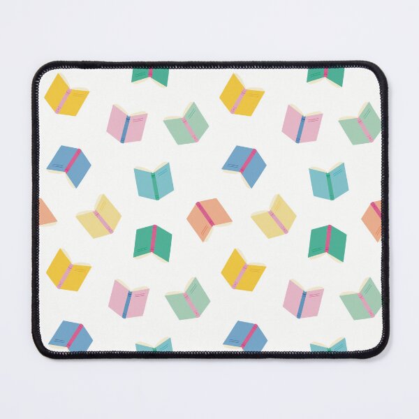 Item preview, Colorful books with white background for booklovers designed and sold by StudioPippinDesigns.