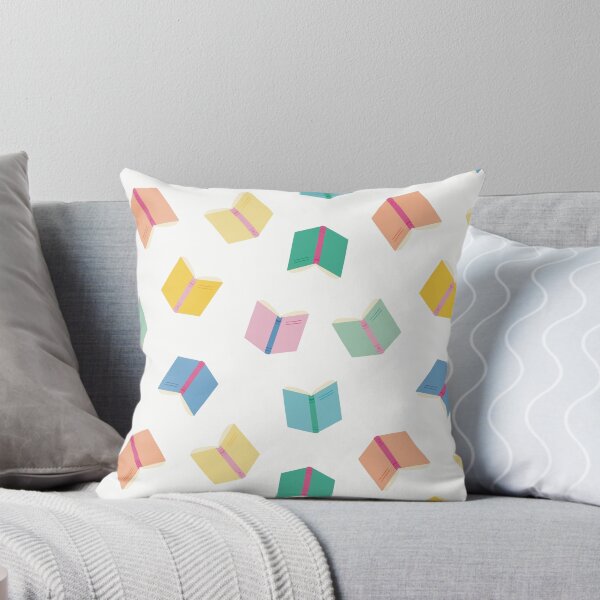 Item preview, Colorful books with white background for booklovers designed and sold by StudioPippinDesigns.