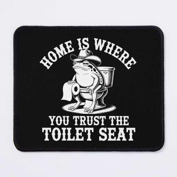 Item preview, Cowboy Frog Toilet Humor designed and sold by SpeakingPrint2.