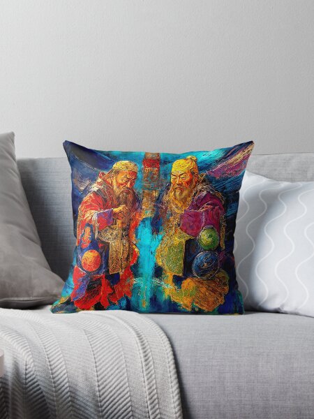 Création Pictoul art pulmonaire Art médical naturopathe japonais Coussin
